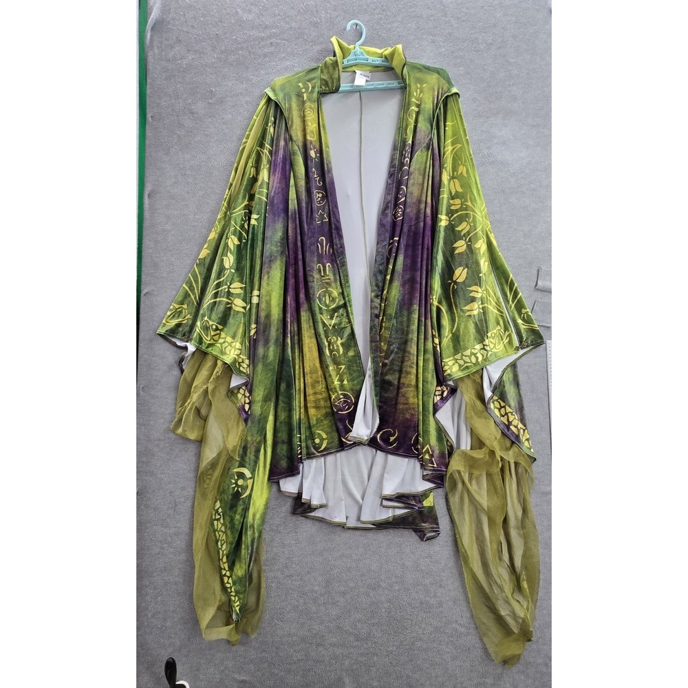 Disney Blouse 6X Green Floral Hocus Pocus Winifred Sanderson Costume Cardigan